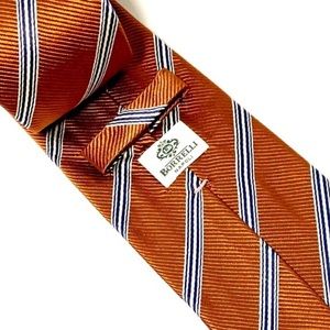 Sublime Luigi BORRELLI 7-Fold Handmade 100% Italian Silk Tie